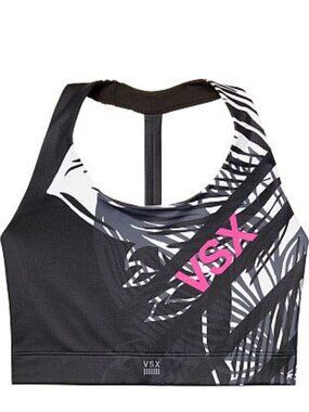 New Victoria's Secret VSX Sport Bra The Show Off Strappy Caged Back Small